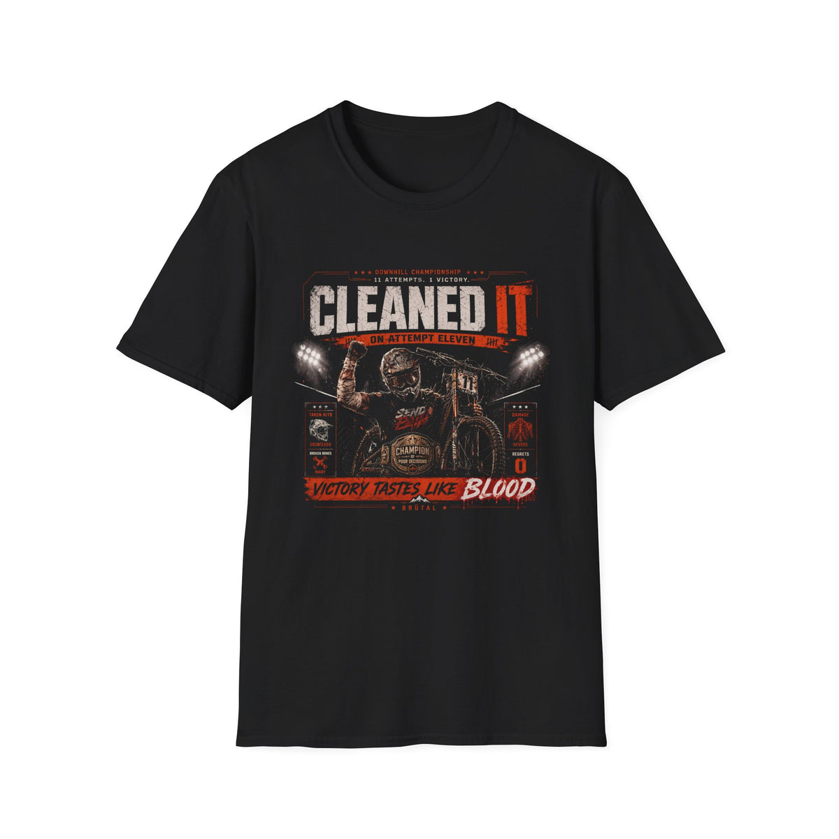 Cleaned it Fight Poster T-Shirt
