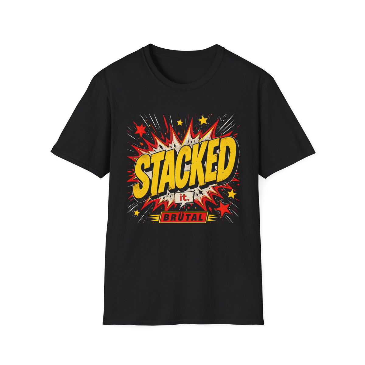 Stacked it Comic Impact T-Shirt
