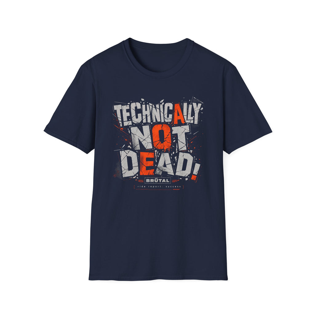 Not Dead Typography T-Shirt