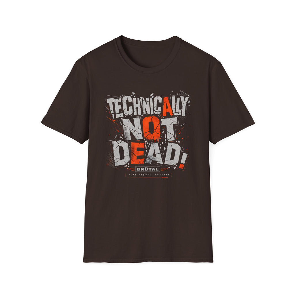 Not Dead Typography T-Shirt