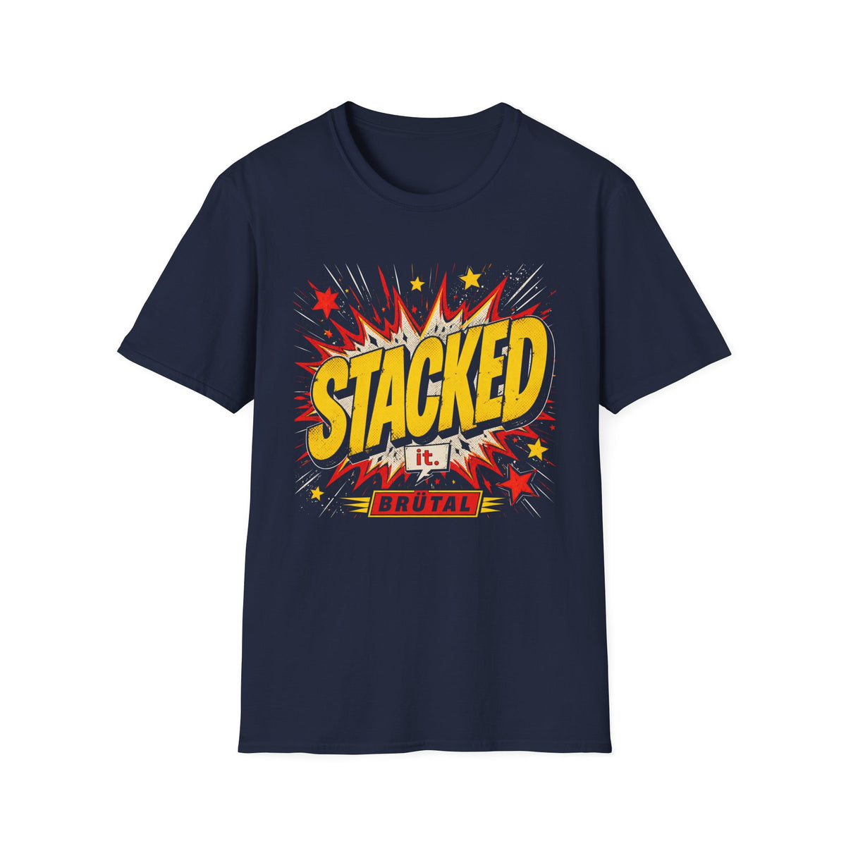 Stacked it Comic Impact T-Shirt