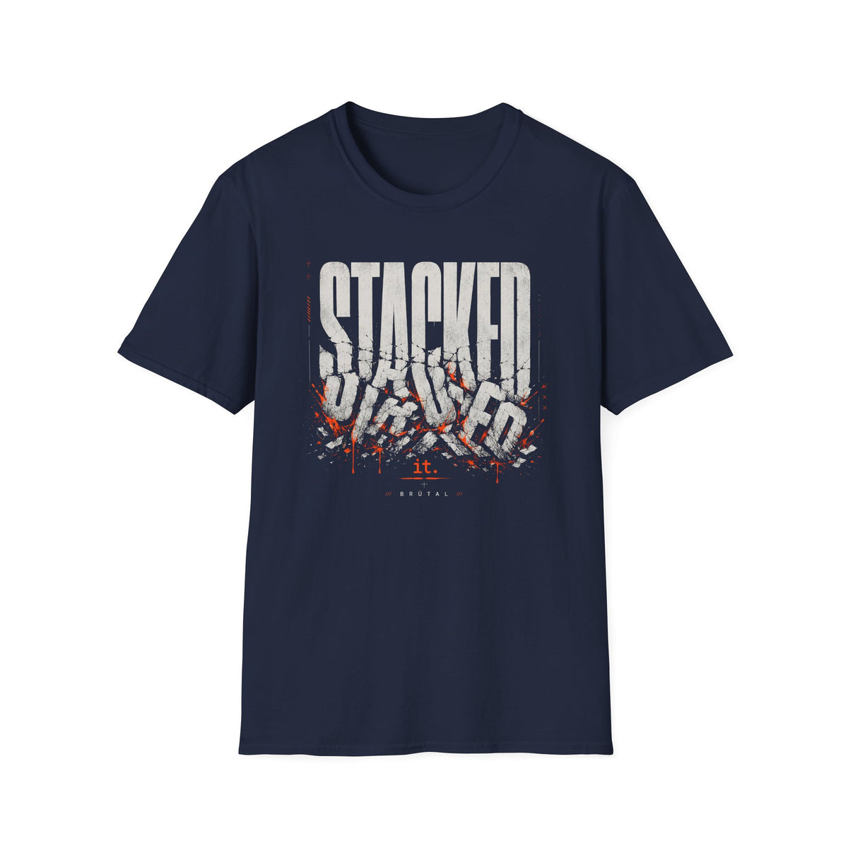 Stacked it Type Collapse T-Shirt