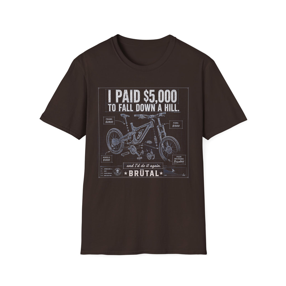 Fall Down Blueprint T-Shirt