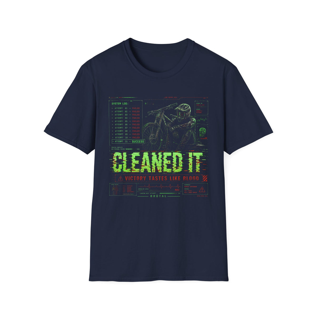 Cleaned it Glitch System T-Shirt