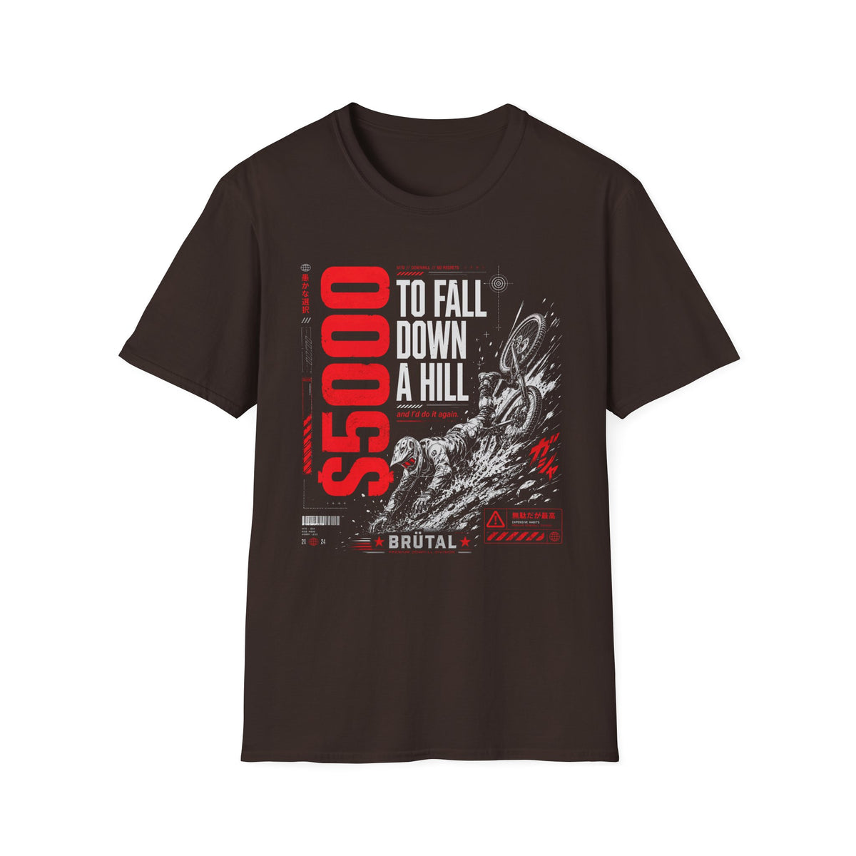 Fall Down Samurai T-Shirt