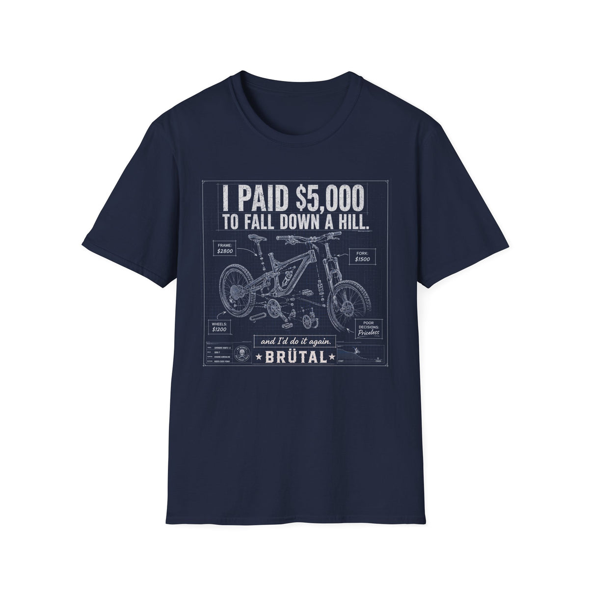 Fall Down Blueprint T-Shirt