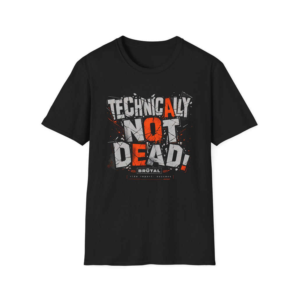 Not Dead Typography T-Shirt