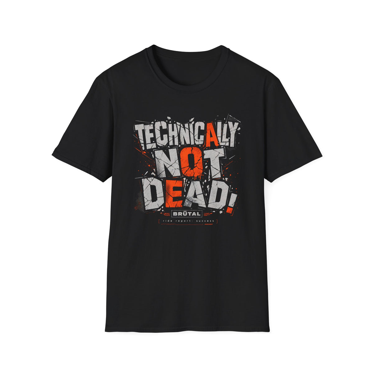 Not Dead Typography T-Shirt