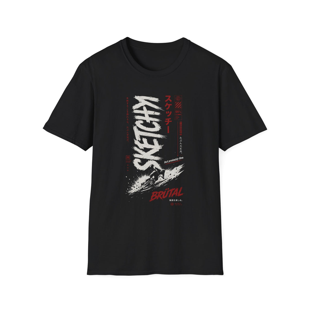 Sketchy But Fine Samurai T-Shirt