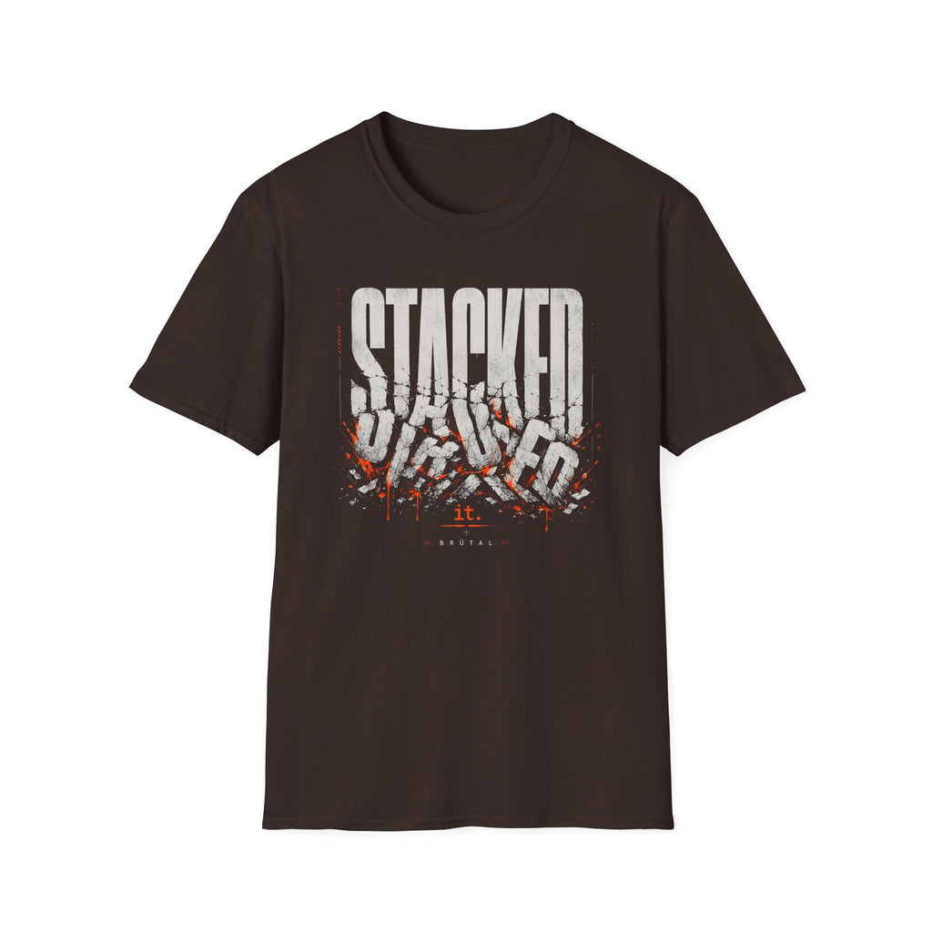 Stacked it Type Collapse T-Shirt