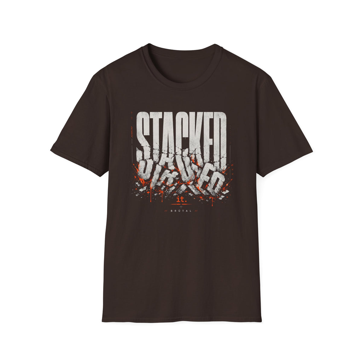 Stacked it Type Collapse T-Shirt