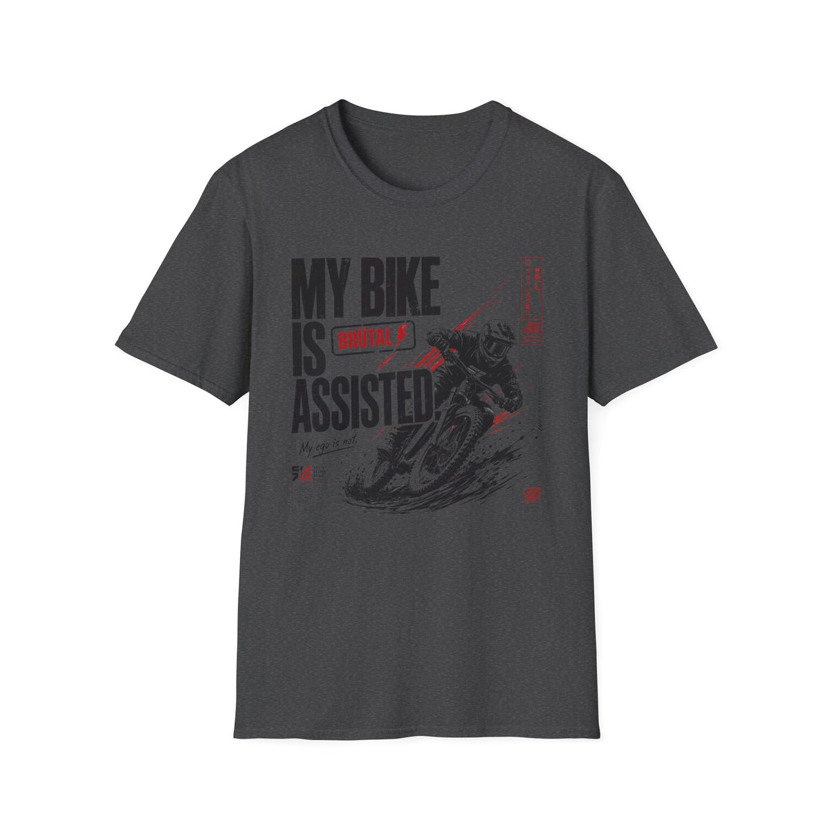 My Bike is Assisted Samurai T-Shirt