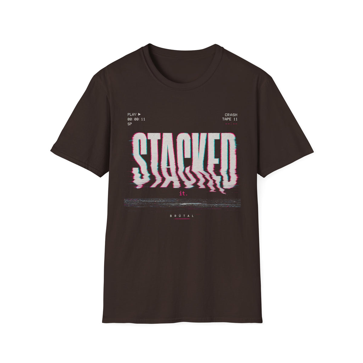 Stacked it VHS Crash T-Shirt
