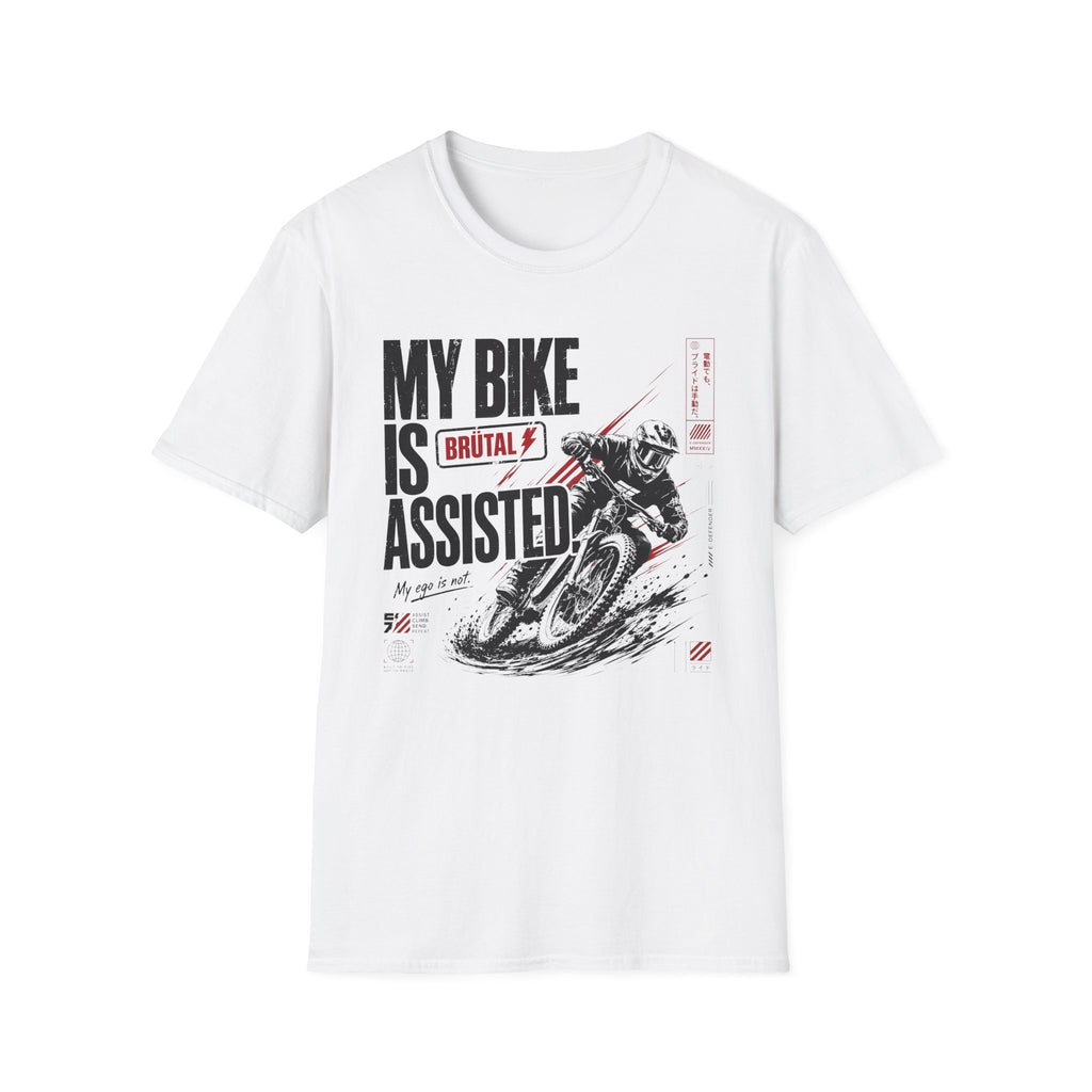 My Bike is Assisted Samurai T-Shirt