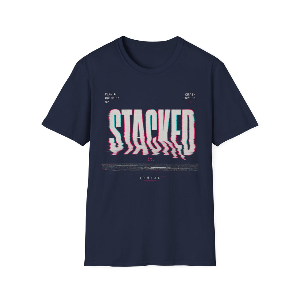 Stacked it VHS Crash T-Shirt