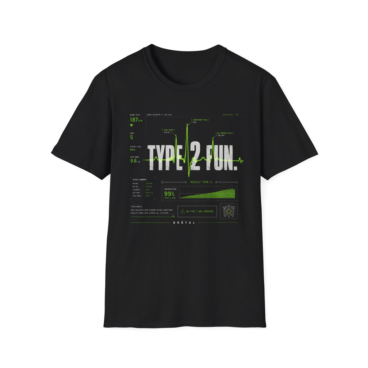 Type 2 Fun The ECG T-Shirt
