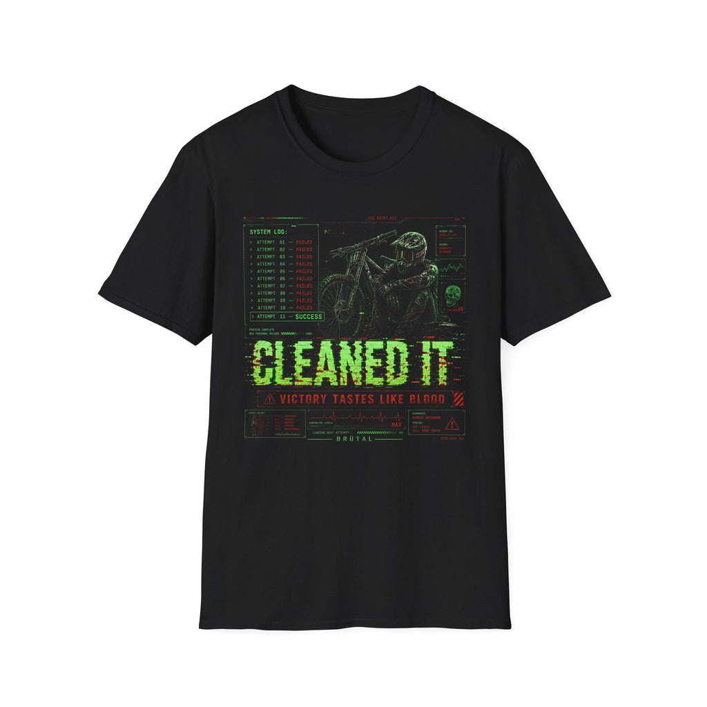 Cleaned it Glitch System T-Shirt