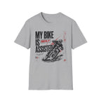 My Bike is Assisted Samurai T-Shirt
