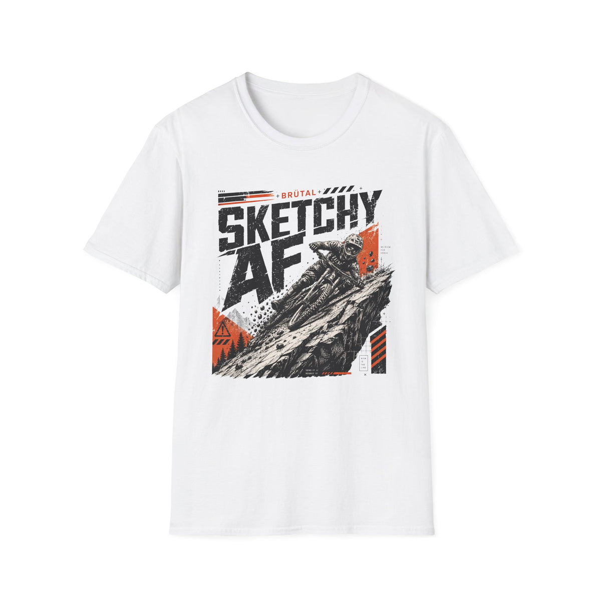 Sketchy AF Brutalist T-Shirt