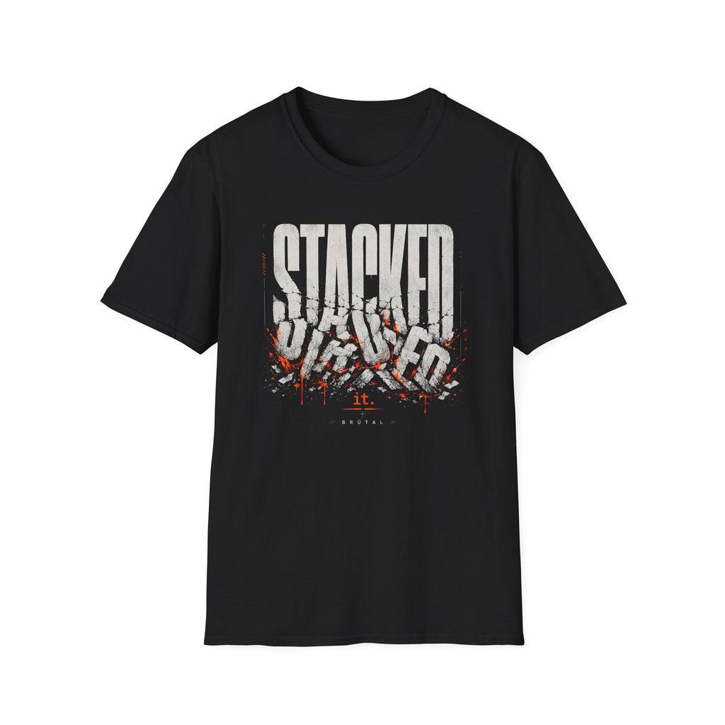 Stacked it Type Collapse T-Shirt