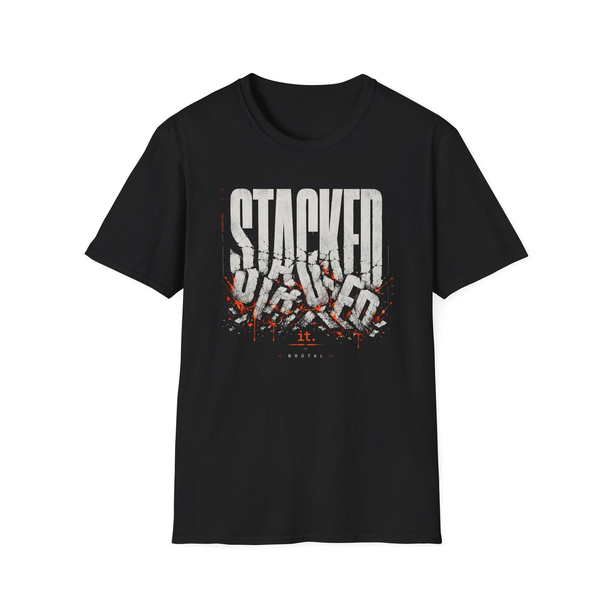 Stacked it Type Collapse T-Shirt