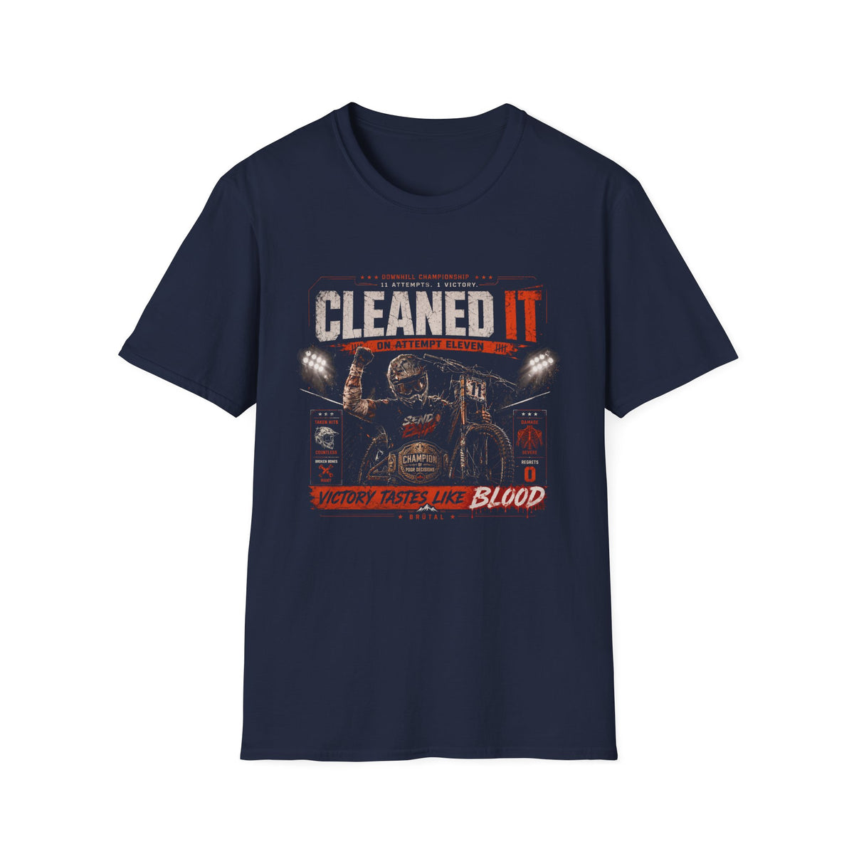 Cleaned it Fight Poster T-Shirt