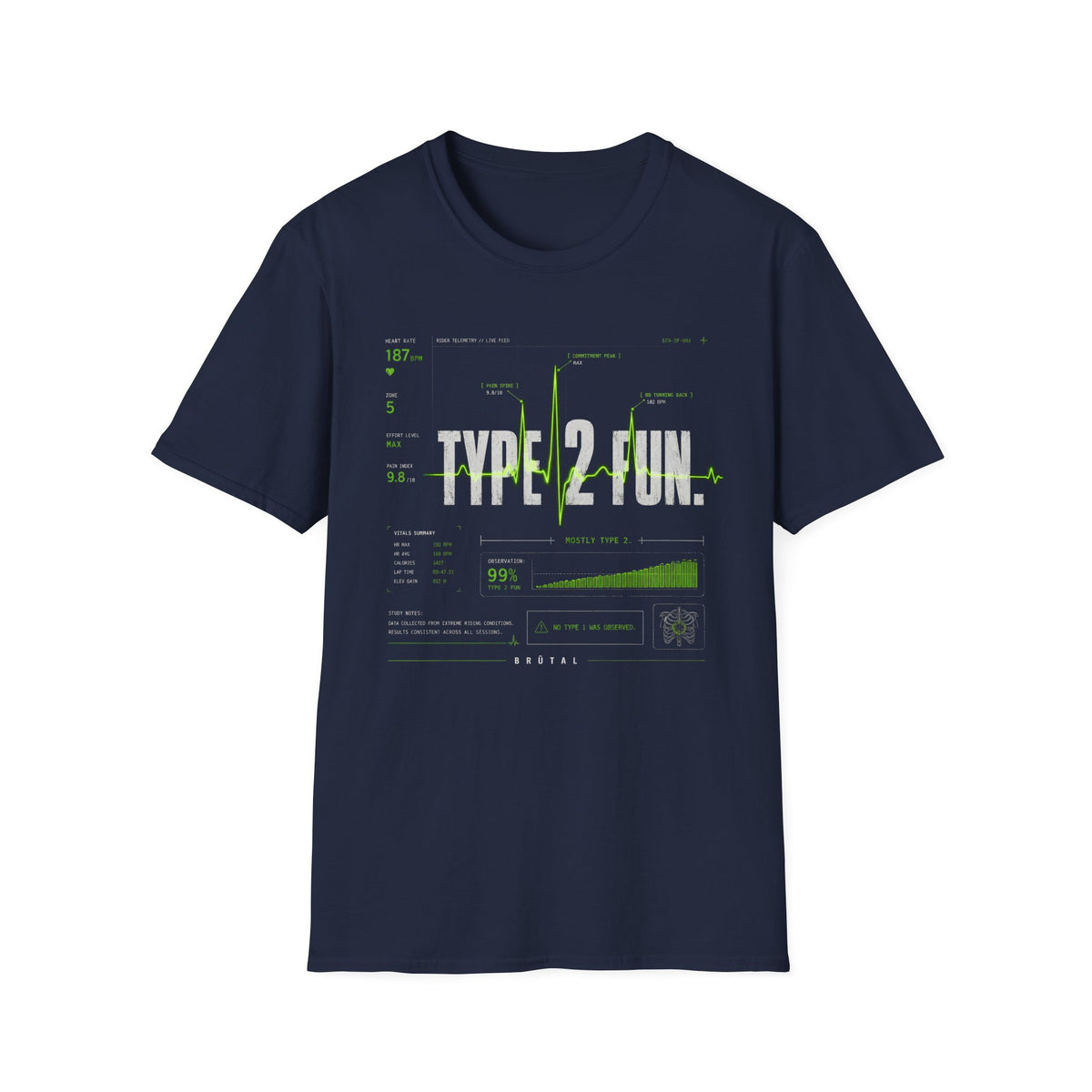 Type 2 Fun The ECG T-Shirt