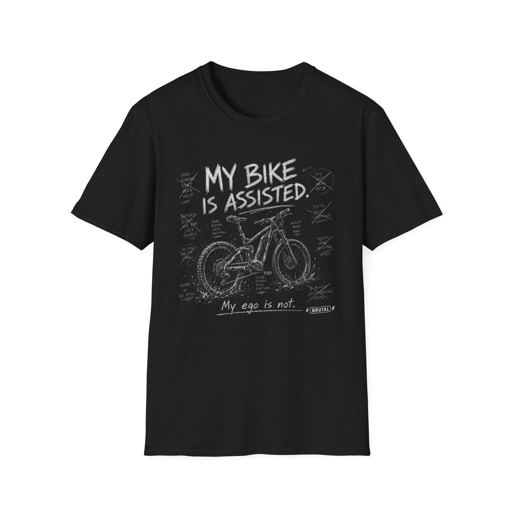 My Bike is Assisted Sketch T-Shirt