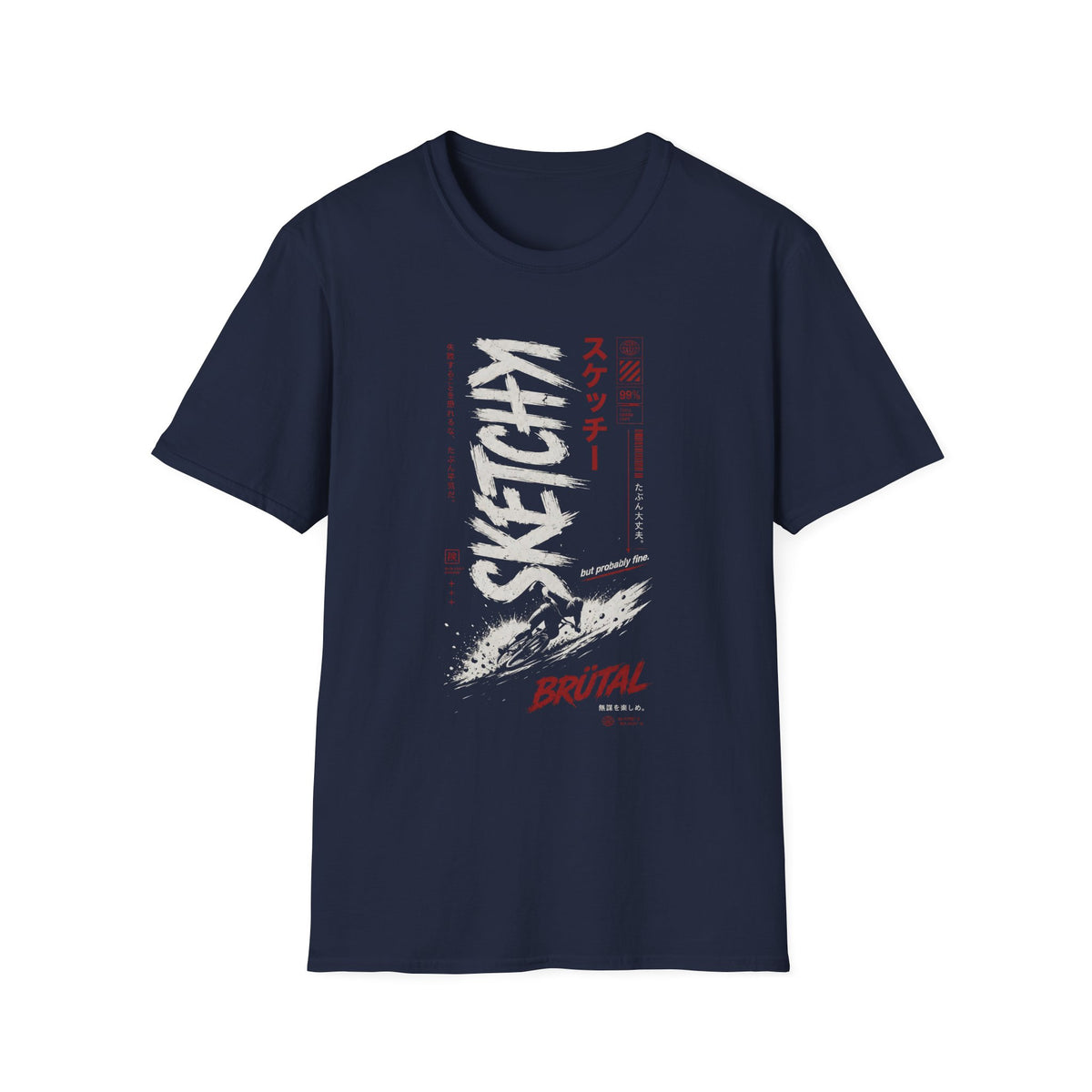 Sketchy But Fine Samurai T-Shirt